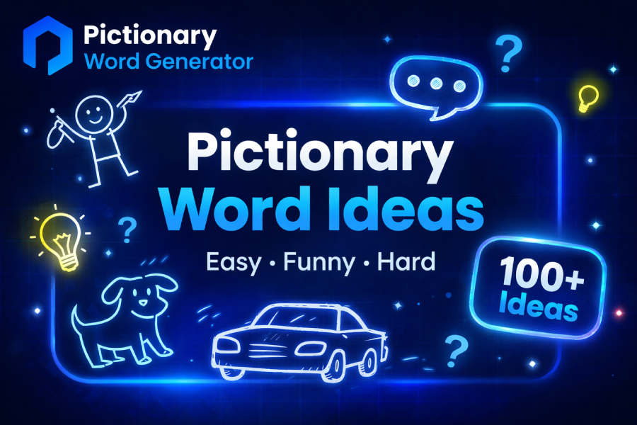 pictionary word ideas